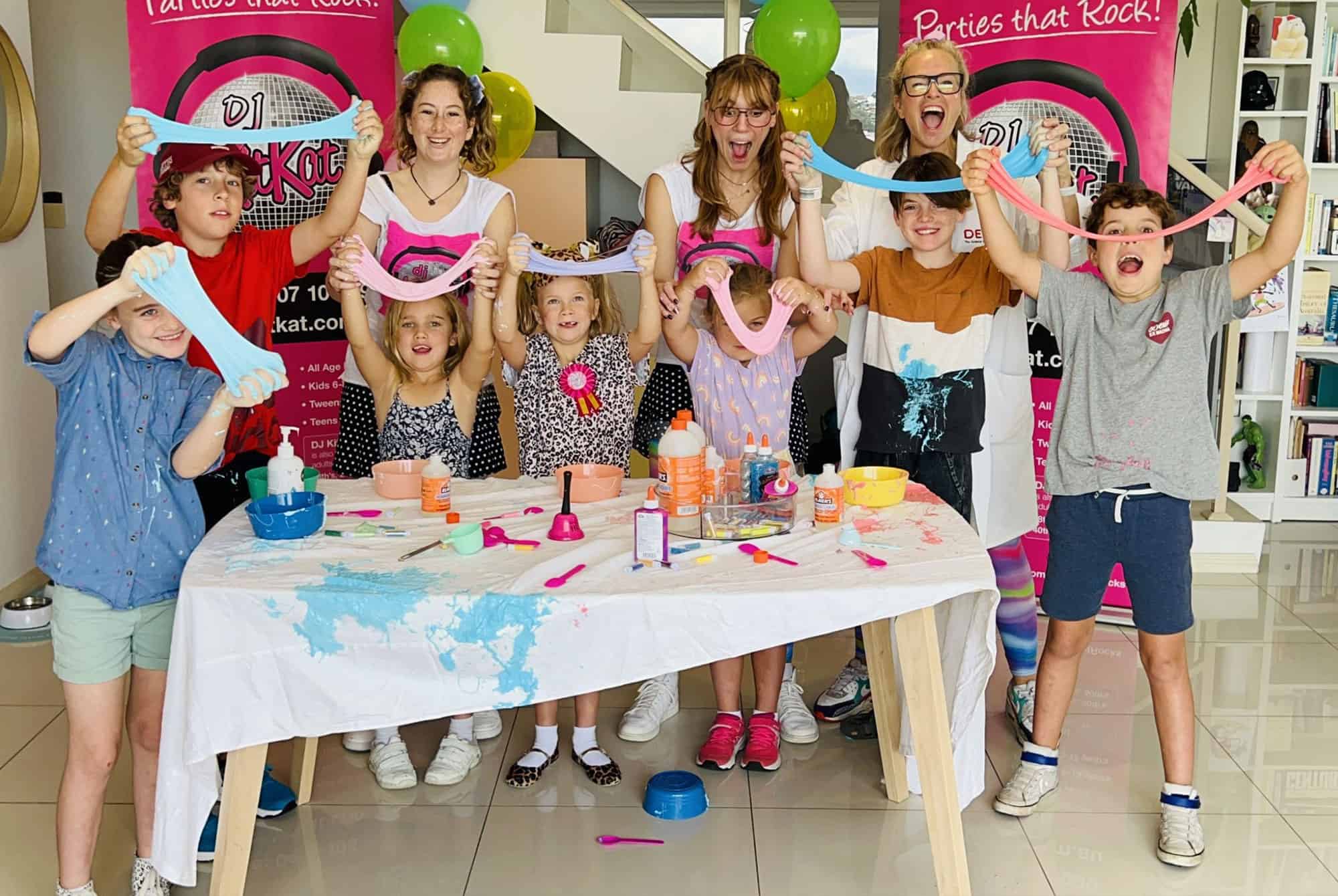 Childrens slime party